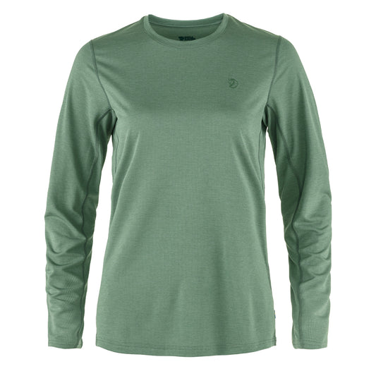 Fjallraven Womens Abisko Day Hike LS Patina Green - The Sporting Lodge