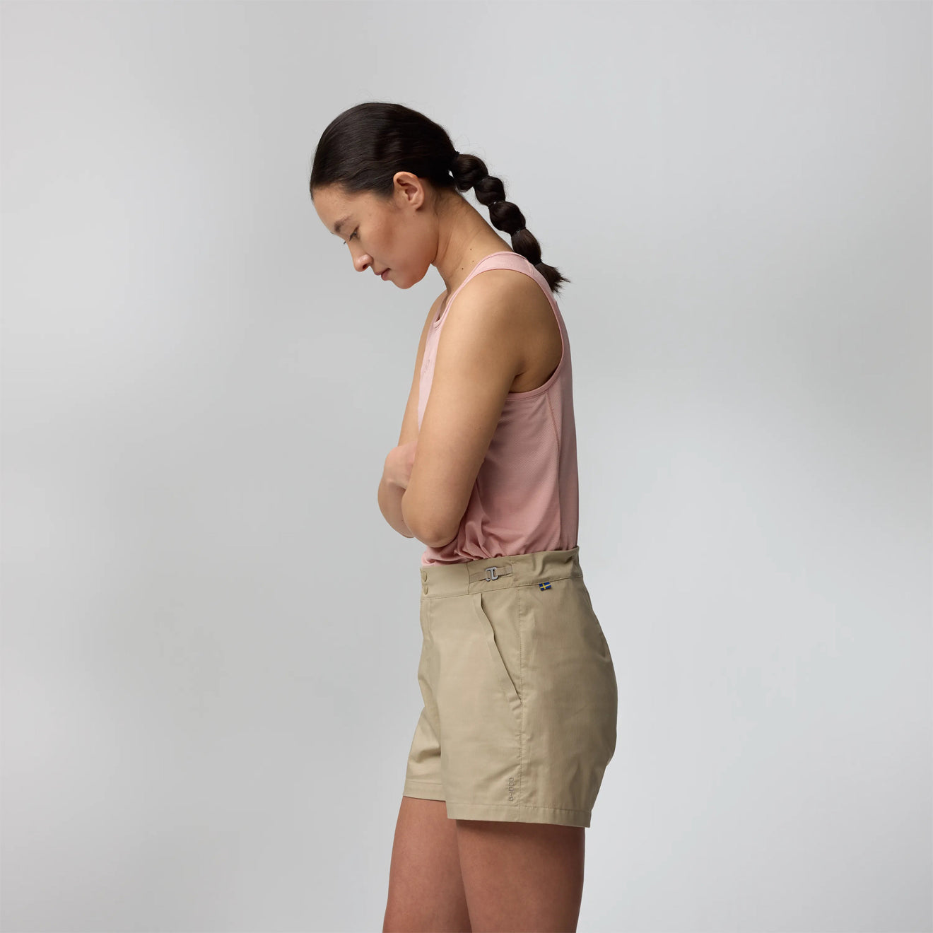 Fjallraven Womens Abisko Hike Shorts Fossil