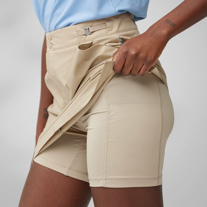 Fjallraven Womens Abisko Hike Skort Fossil