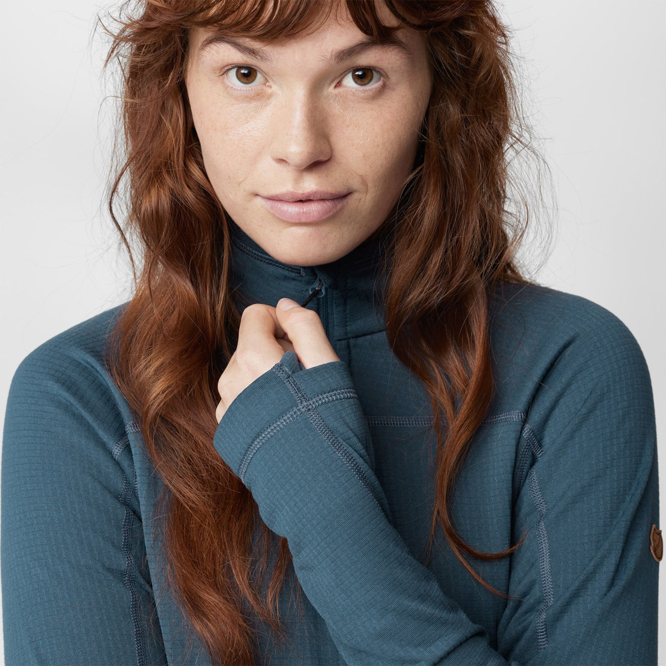 Fjallraven Womens Abisko Lite Fleece Half Zip Dark Navy