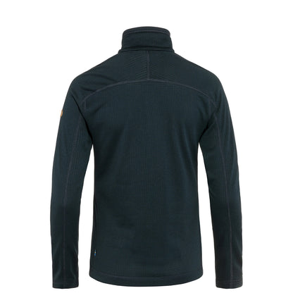 Fjallraven Womens Abisko Lite Fleece Half Zip Dark Navy