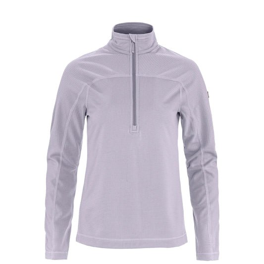 Fjallraven Womens Abisko Lite Fleece Half Zip Lavender Mist