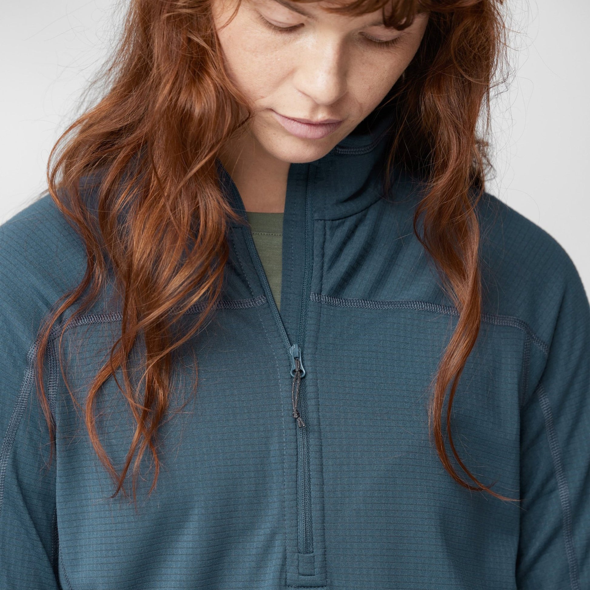 Fjallraven Womens Abisko Lite Fleece Half Zip Black