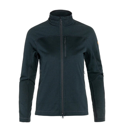 Fjallraven Womens Abisko Lite Fleece Jacket Dark Navy - The Sporting Lodge