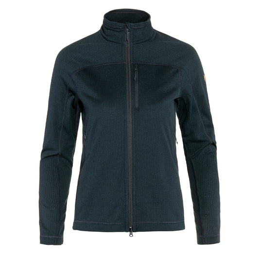 Fjallraven Womens Abisko Lite Fleece Jacket Dark Navy