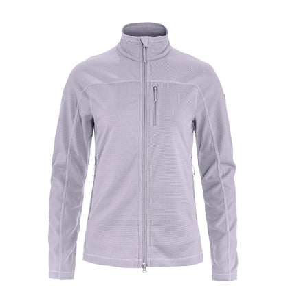 Fjallraven Womens Abisko Lite Fleece Jacket Lavender Mist - The Sporting Lodge