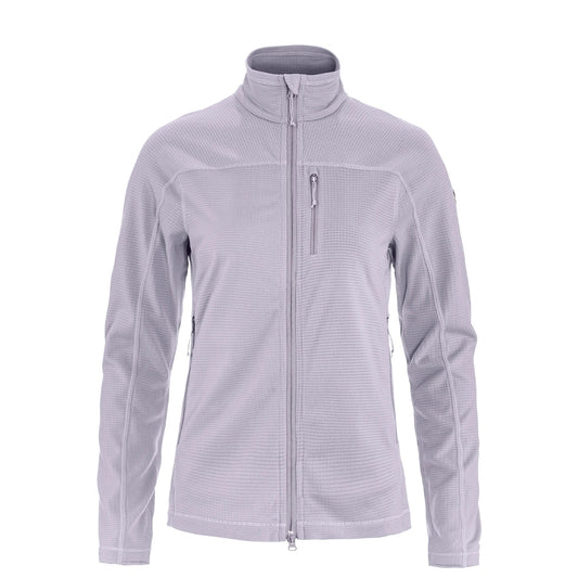Fjallraven Womens Abisko Lite Fleece Jacket Lavender Mist - The Sporting Lodge