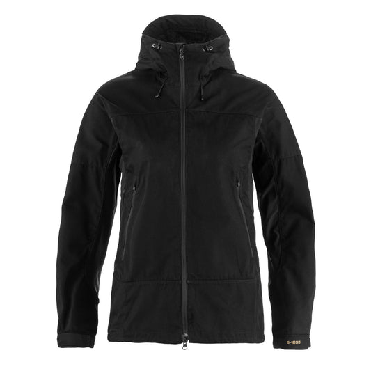 Fjallraven Womens Abisko Lite Trekking Jacket Black - The Sporting Lodge