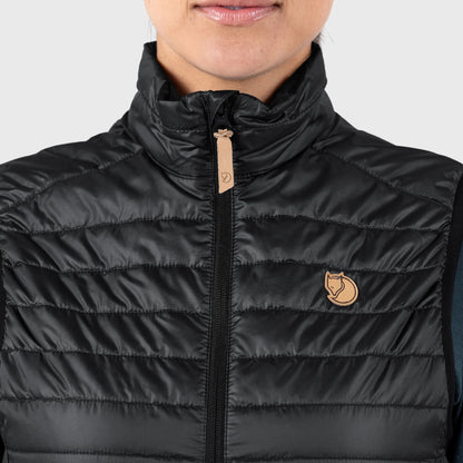 Fjallraven Womens Abisko Padded Vest Black
