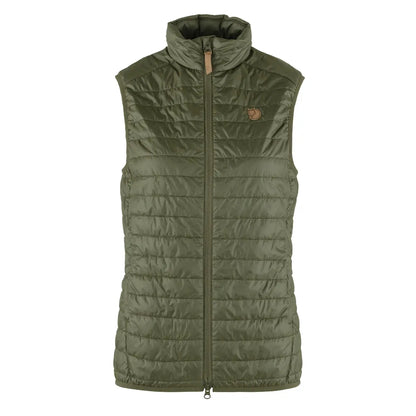 Fjallraven Womens Abisko Padded Vest Laurel Green - The Sporting Lodge