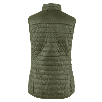 Fjallraven Womens Abisko Padded Vest Laurel Green - The Sporting Lodge