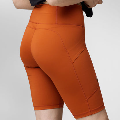 Fjallraven Womens Abisko Short Tights Black - The Sporting Lodge