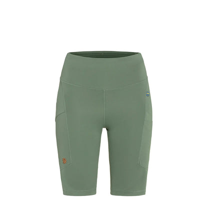 Fjallraven Womens Abisko Short Tights Patina Green - The Sporting Lodge