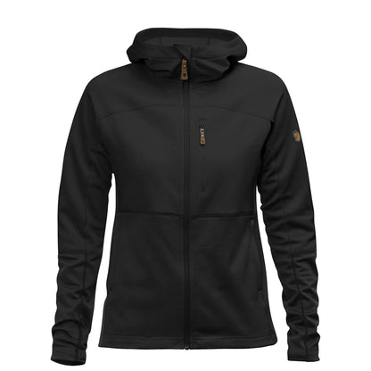 Fjallraven Womens Abisko Trail Fleece Black - The Sporting Lodge