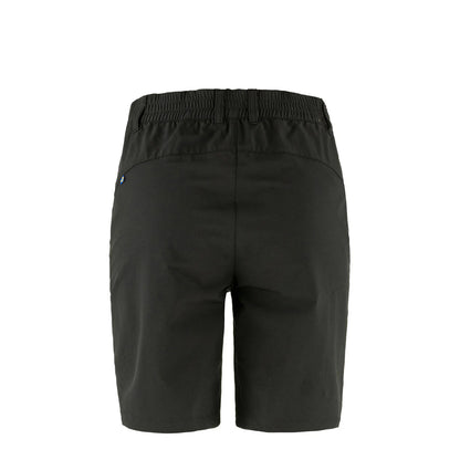 Fjallraven Womens Abisko Trail Stretch Shorts Black - The Sporting Lodge