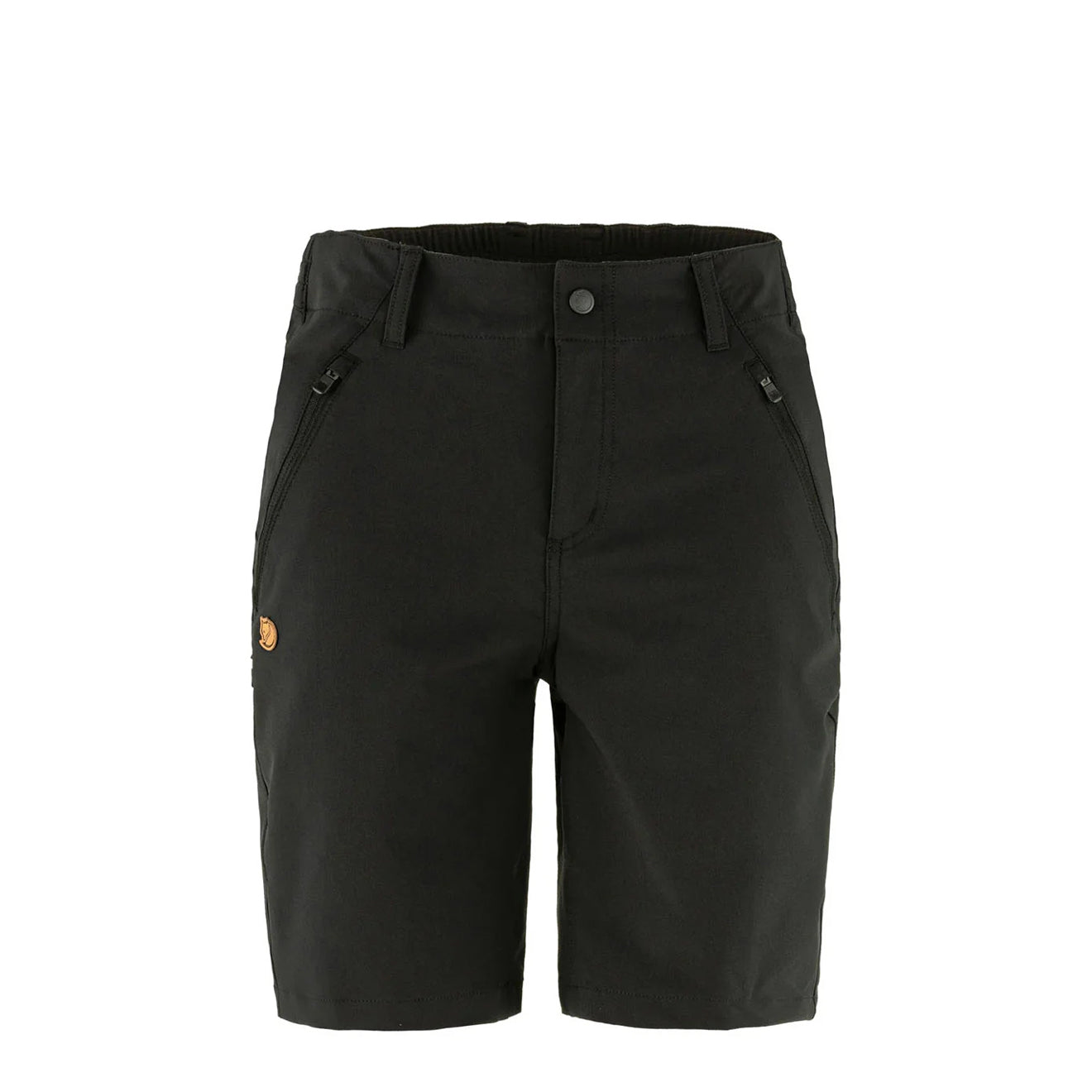 Fjallraven Womens Abisko Trail Stretch Shorts Black - The Sporting Lodge