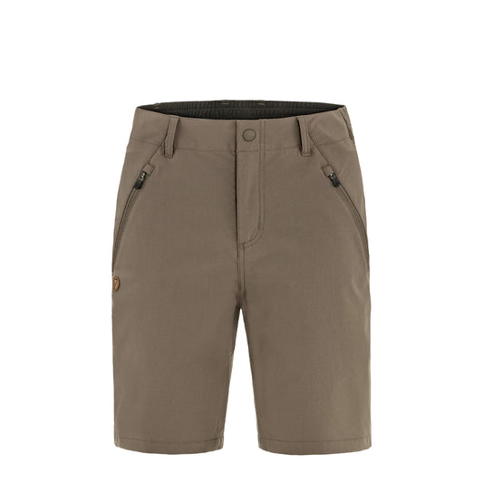 Fjallraven Womens Abisko Trail Stretch Shorts Suede Brown