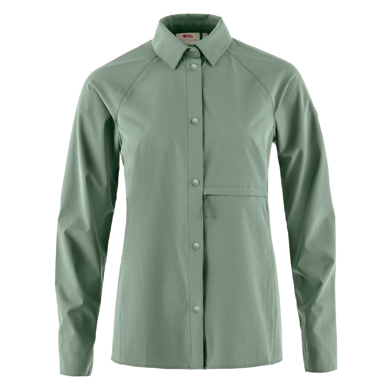 Fjallraven Womens Abisko Trekking Shirt Patina Green - The Sporting Lodge