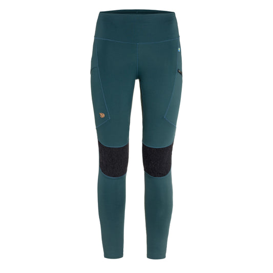 Fjallraven Womens Abisko Trekking Tights HD Mountain Blue - The Sporting Lodge