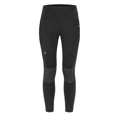 Fjallraven Womens Abisko Trekking Tights Pro Black / Iron Grey