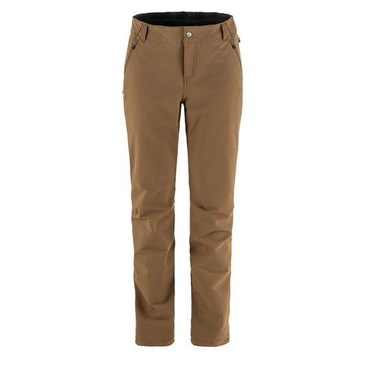 Fjallraven Womens Abisko Winter Stretch Trousers Wood Brown - The Sporting Lodge
