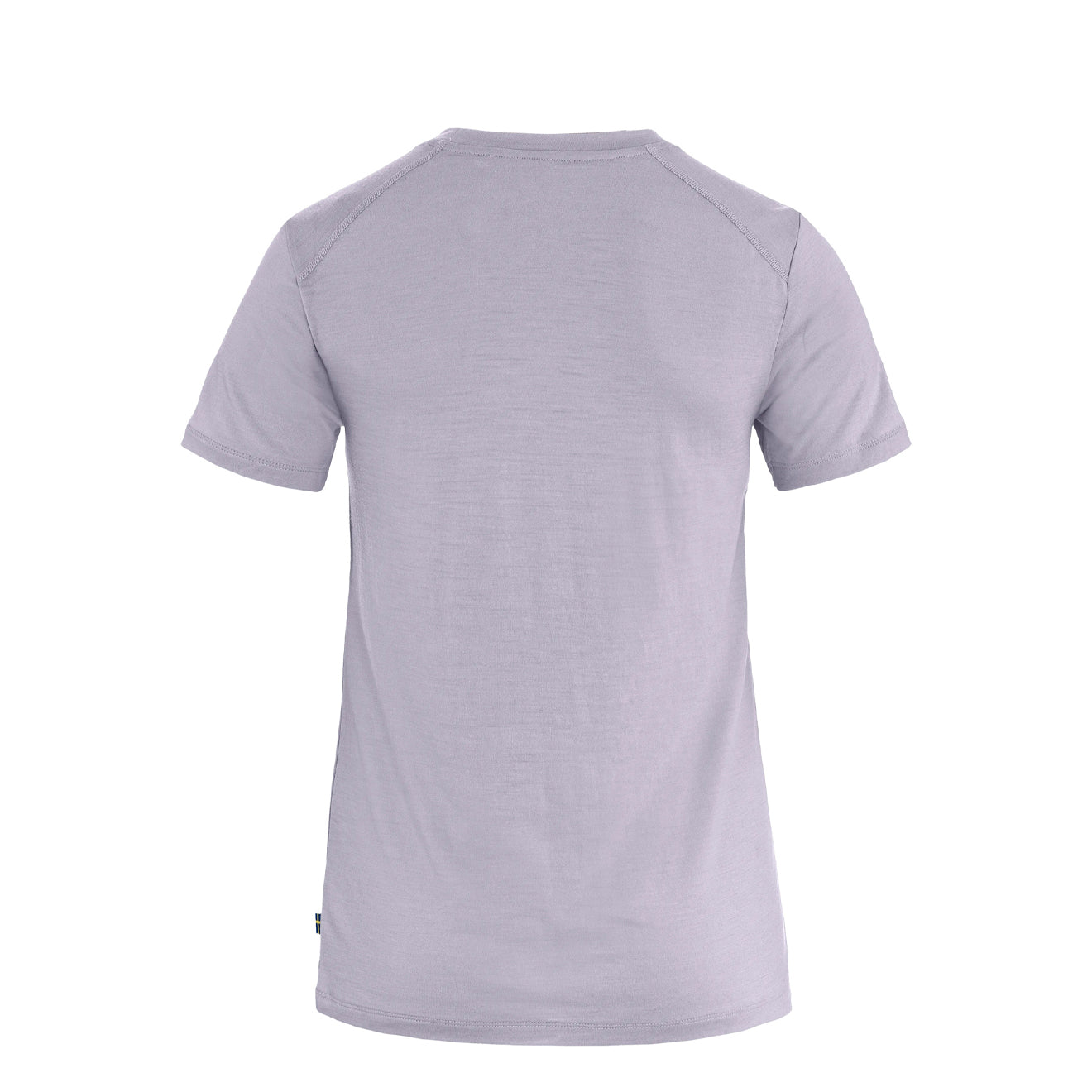 Fjallraven Womens Abisko Wool Fox T-shirt Lavender Mist / Dark Navy - The Sporting Lodge