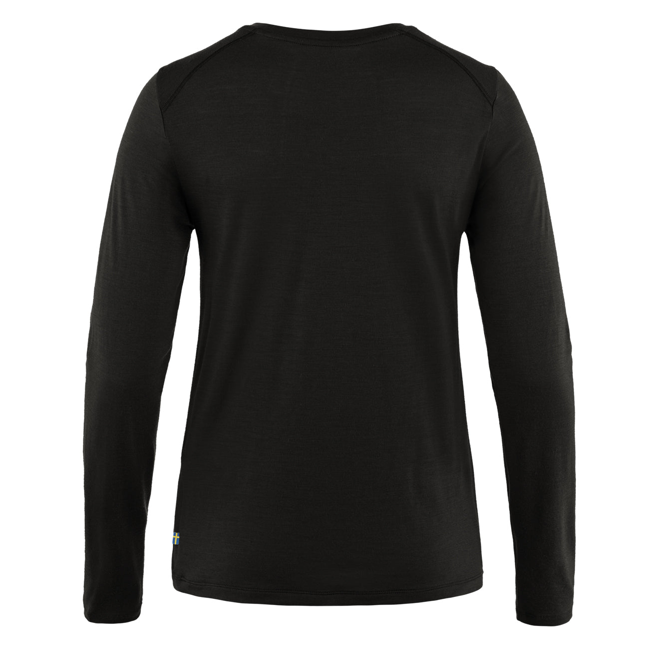 Fjallraven Womens Abisko Wool LS Black - The Sporting Lodge