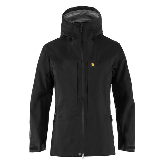 Fjallraven Womens Bergtagen GTX Touring Jacket Black - The Sporting Lodge