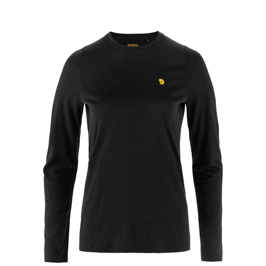 Fjallraven Womens Bergtagen Merino 190 L/S Tee Black