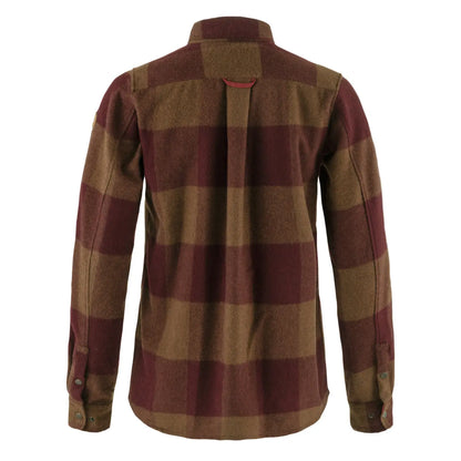 Fjallraven Womens Canada Shirt Autumn Leaf / Bordeaux Red - The Sporting Lodge