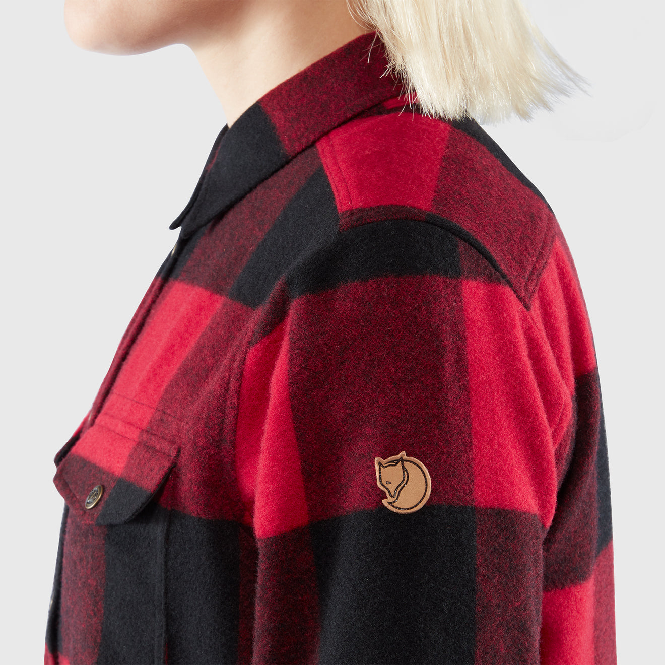 Fjallraven Womens Canada Shirt Red