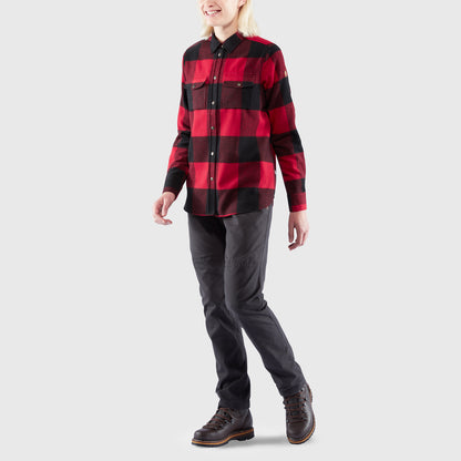 Fjallraven Womens Canada Shirt Red