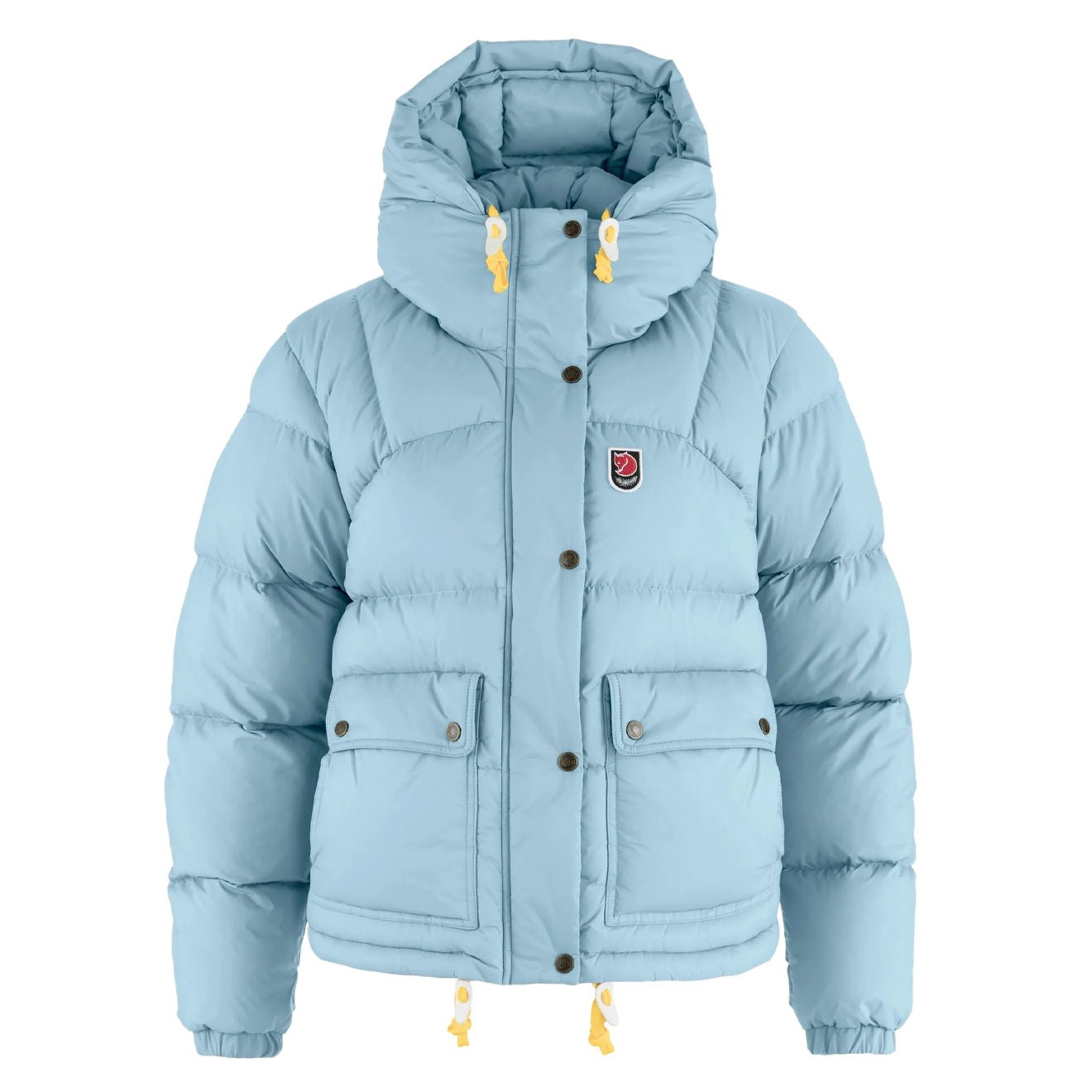 Fjallraven Womens Expedition Down Cropped Jacket Breeze Blue – The