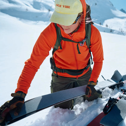 Fjallraven Womens Expedition Fleece Hoodie Chalk Rose