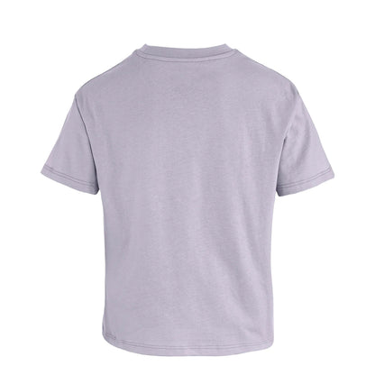 Fjallraven Womens Fjallblomster Logo T-shirt Lavender Mist
