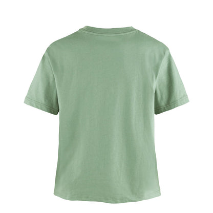 Fjallraven Womens Fjallblomster Logo T-shirt Misty Green