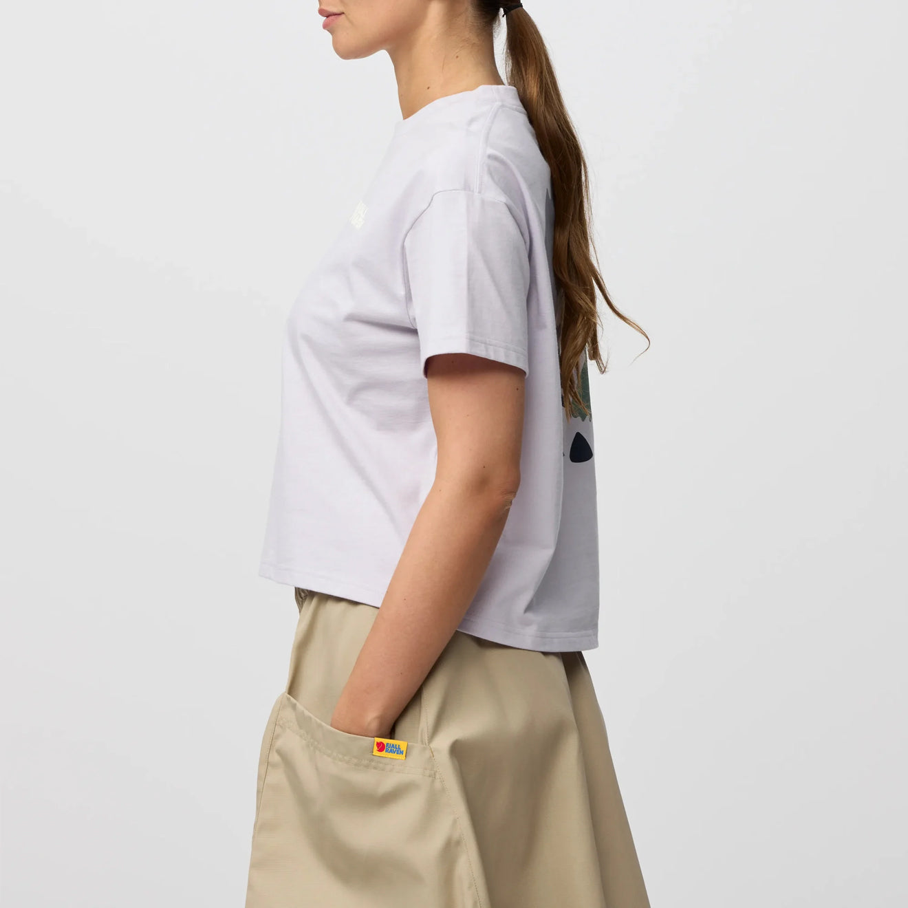 Fjallraven Womens Forest Walk T-shirt Lavender Mist