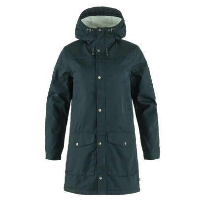 Fjallraven Womens Greenland Winter Parka Dark Navy - The Sporting Lodge