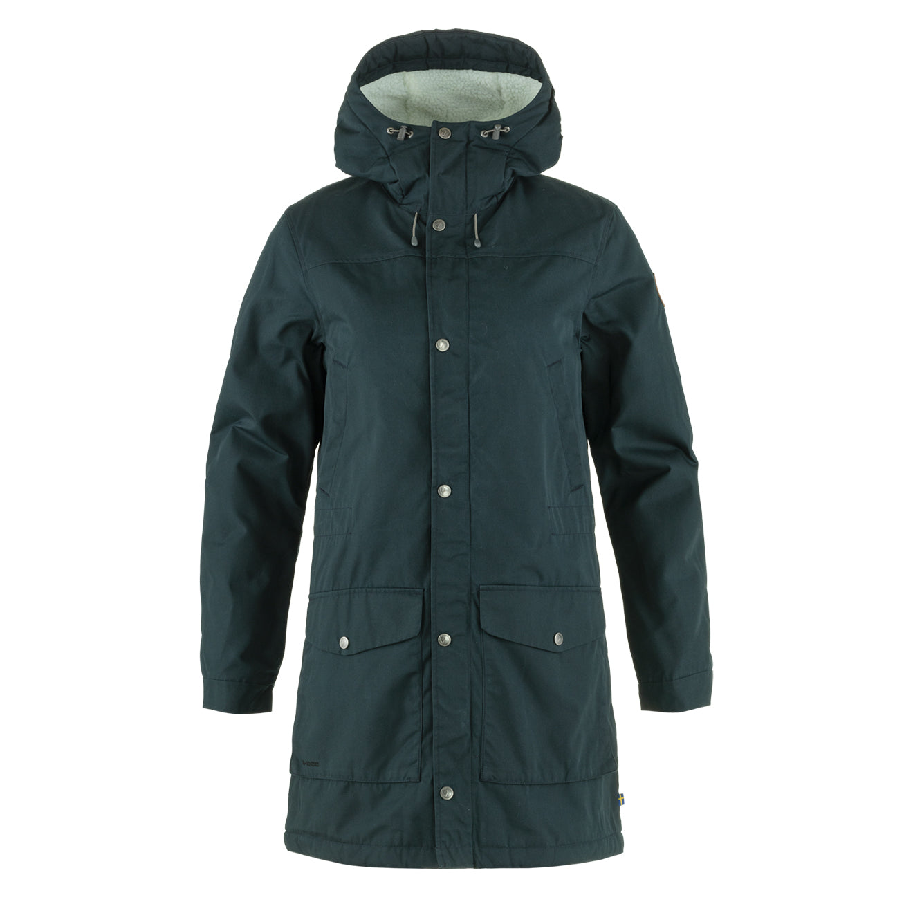 Fjallraven Womens Greenland Winter Parka Dark Navy The Sporting Lodge