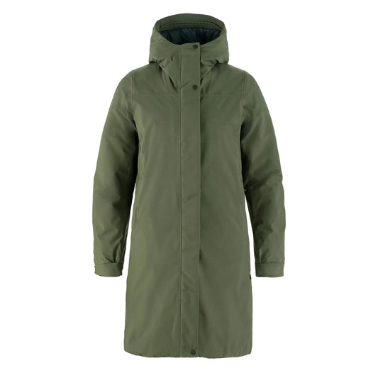 Fjallraven Womens HC Hydratic Padded Parka Laurel Green