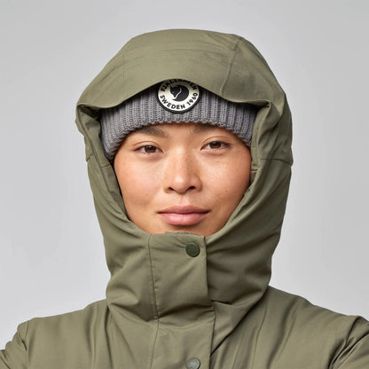 Fjallraven Womens HC Hydratic Padded Parka Laurel Green