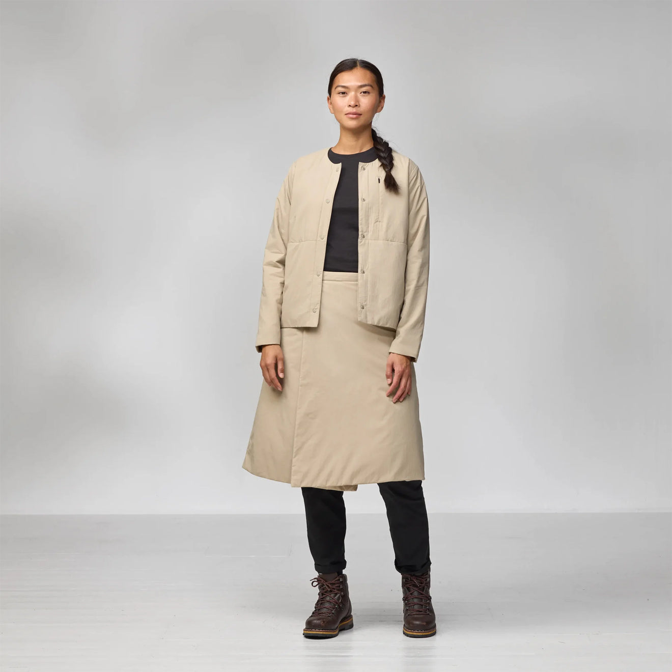 Fjallraven Womens HC Insulated Jacket Fossil