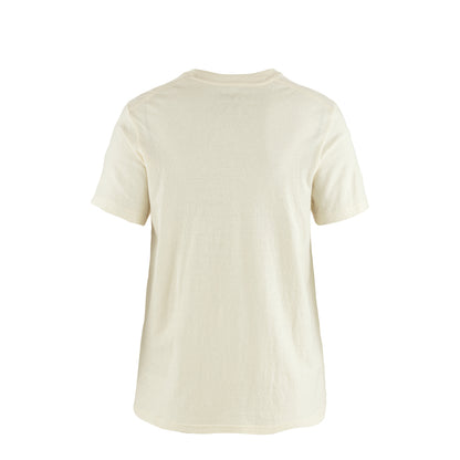 Fjallraven Womens Hemp Blend Out Here T-shirt Chalk White