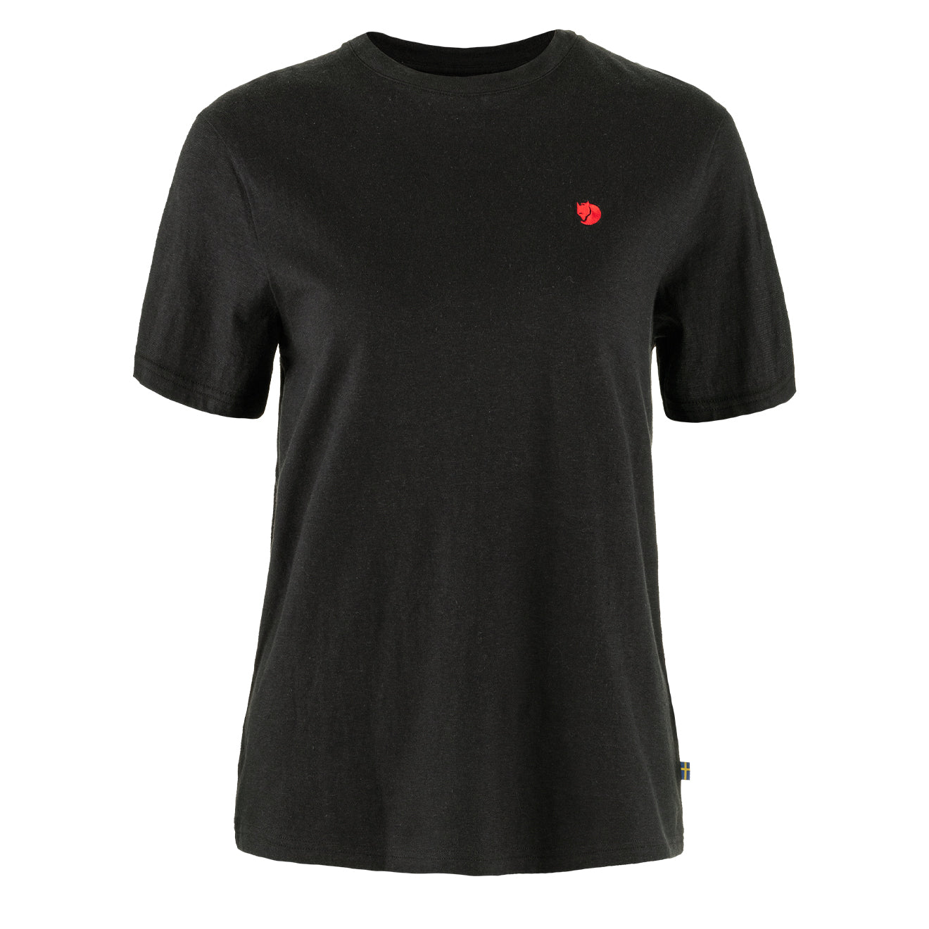 Fjallraven Womens Hemp Blend T-shirt Black - The Sporting Lodge