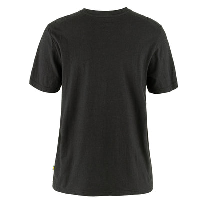 Fjallraven Womens Hemp Blend T-shirt Black - The Sporting Lodge