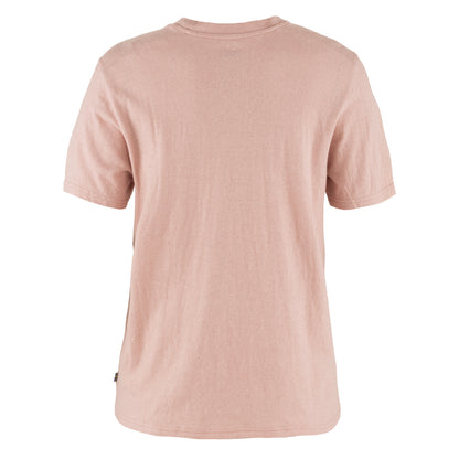 Fjallraven Womens Hemp Blend T-shirt Chalk Rose - The Sporting Lodge