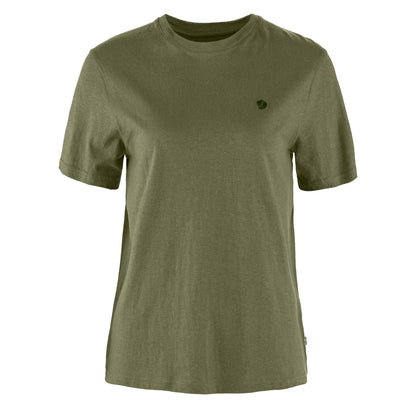 Fjallraven Womens Hemp Blend T-shirt Green - The Sporting Lodge