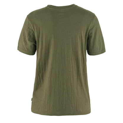 Fjallraven Womens Hemp Blend T-shirt Green - The Sporting Lodge