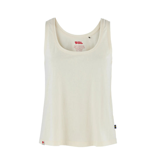 Fjallraven Womens Hemp Tank Top Chalk White