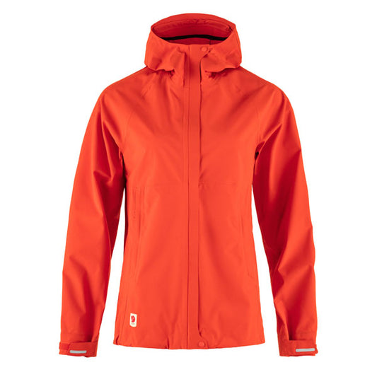 Fjallraven Womens High Coast Hydratic Trail Jacket Flame Orange - The Sporting Lodge